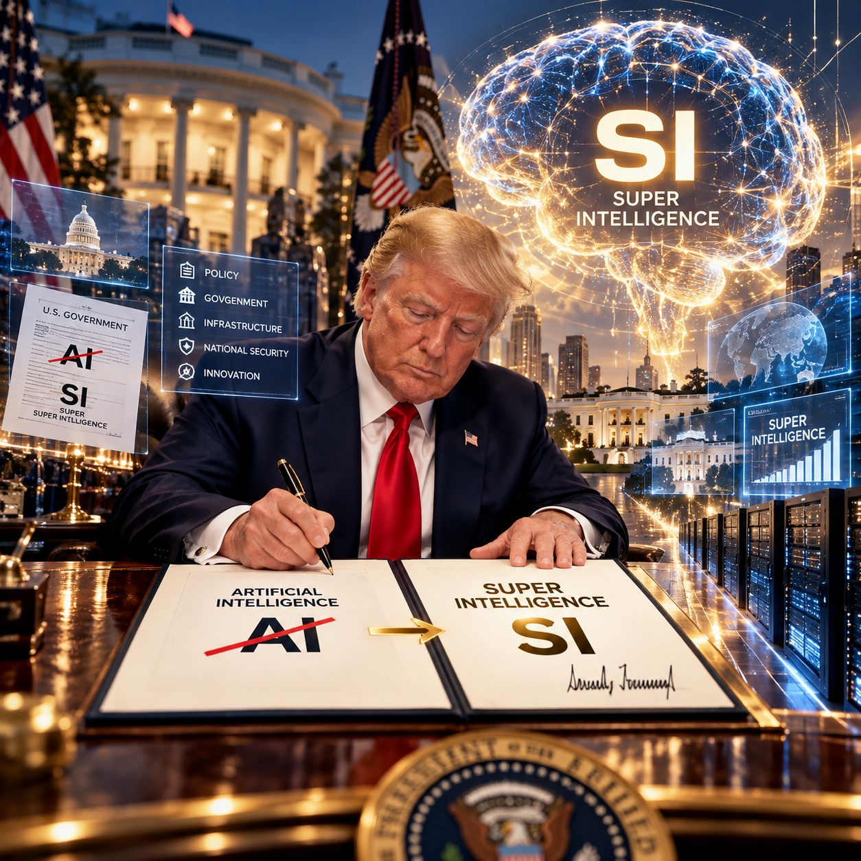 AI to SI: The US Government Is Renaming Artificial Intelligence "Super Intelligence"