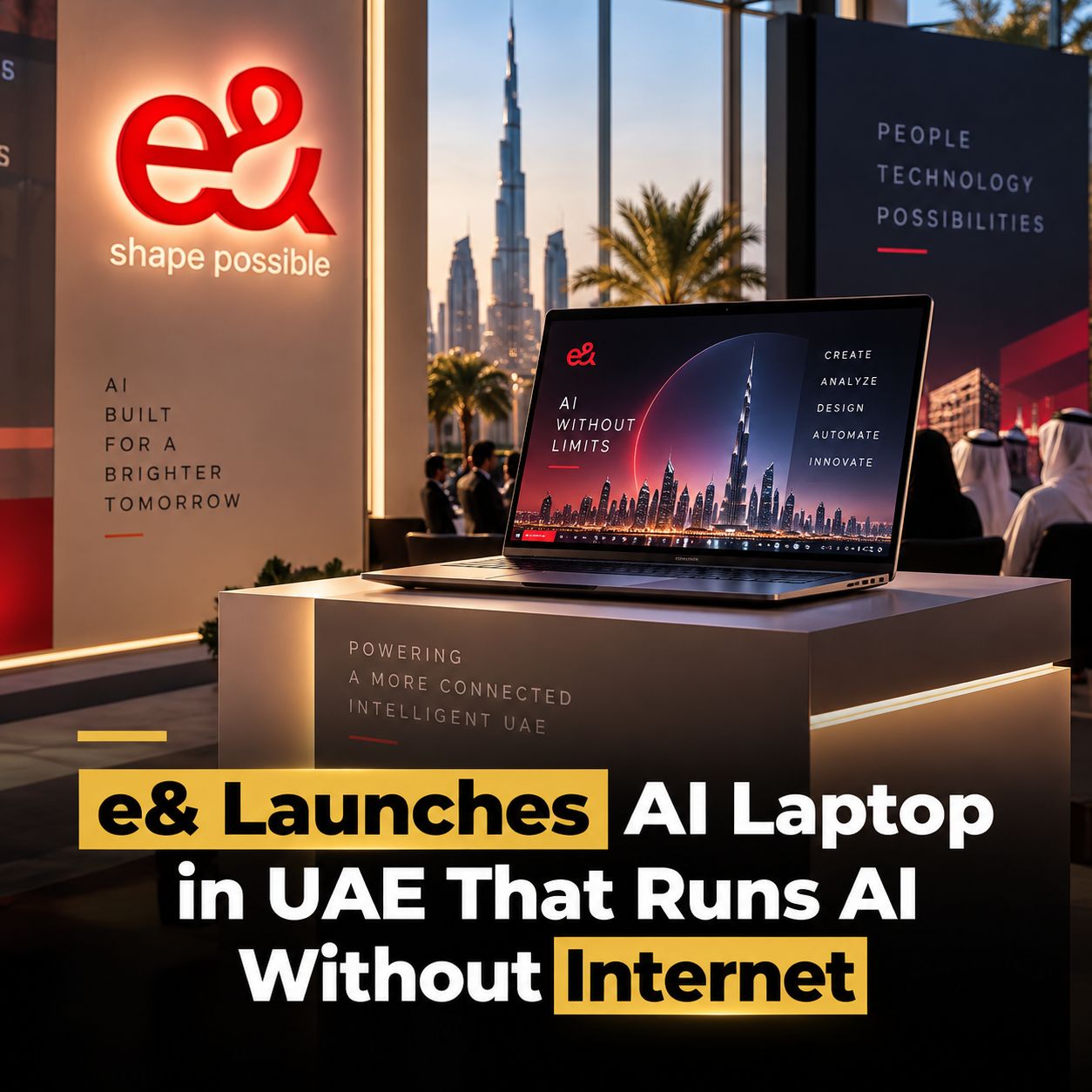 e& Launches an AI Laptop in the UAE That Runs AI Without the Internet