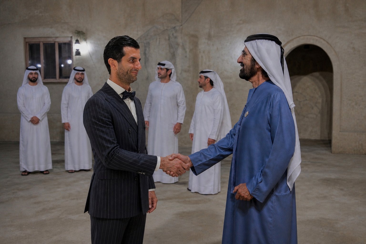 Saeed Al Hasan with H.H. Sheikh Mohammed Bin Rashid Al Maktoum